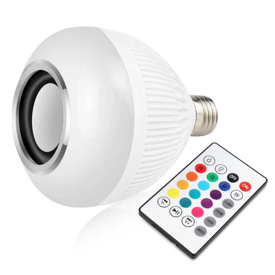 Lampada Bluetooth Led Caixa De Som Com Controle 12W Rgb / Envio Rapido /  Frete Gratis / Compra Segura - Desconto Shop - Produtos Simples, Criativos  e Inovadores